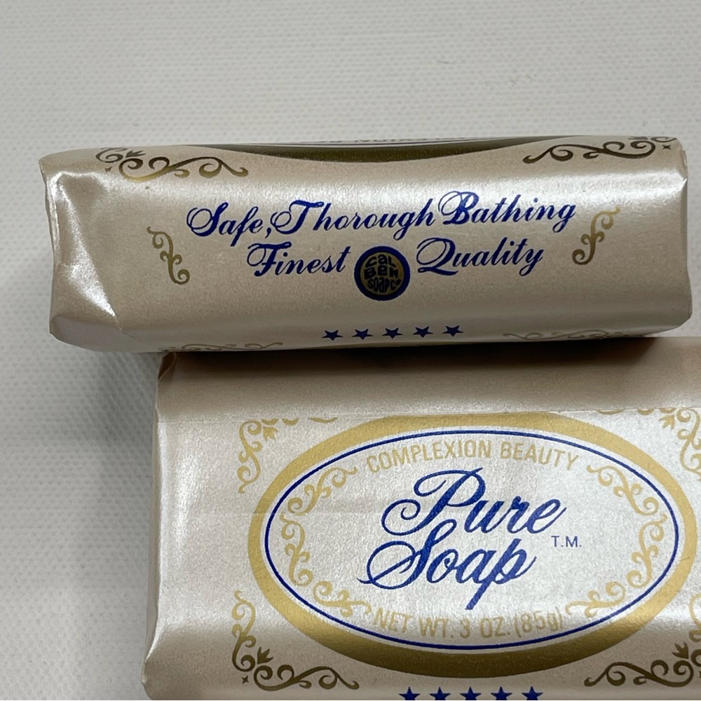 4 Bars Cal Ben Soap Co Pure Soap  3 oz  Complexion Beauty 5 Star Vintage New - Picture 6 of 7